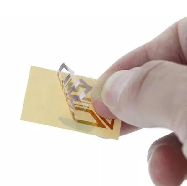 Antenna Signal Sticker with Gold Finish and Adhesive Installation for Wireless Devices
