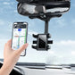 Rotatable and Retractable Rear View Mirror Phone Holder