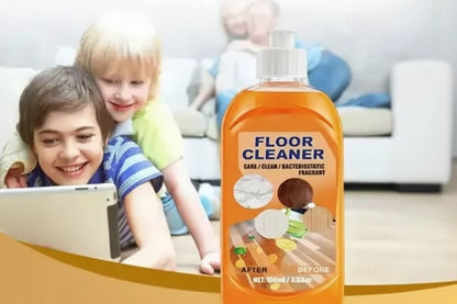Floor Cleaner with Plant-Based Formula and Lemon Scent, Multi-Surface Concentrate 3.38 oz