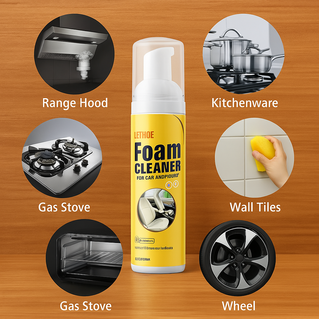 Multi-Purpose Easy Cleaning Foam Cleaner Spray - Image 2