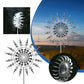 Anti-Rust Outdoor Kinetic Metal Windmill Spinner for Garden Decoration