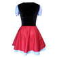 Little Red Riding Hooded Dress Woman Costume