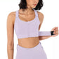 High Support Zip Front Sports Bra