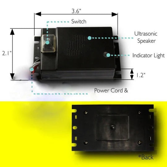 Ultrasonic Car Squirrel Repeller for Vehicle Protection and Rodent Deterrence