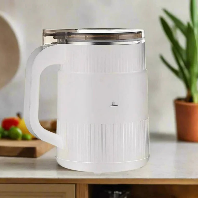 Electric Grain Mill with Stainless Steel Container and Single Button Operation