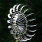 Anti-Rust Outdoor Kinetic Metal Windmill Spinner for Garden Decoration