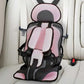 Child Protection Booster Cushion Seat with Integrated Safety Harness for Car Travel