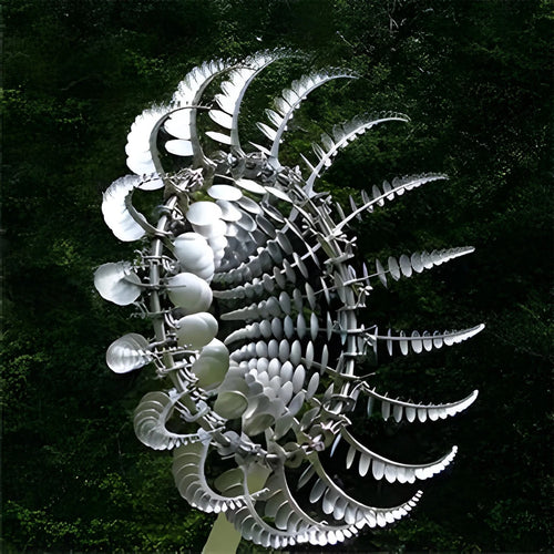 Anti-Rust Outdoor Kinetic Metal Windmill Spinner for Garden Decoration