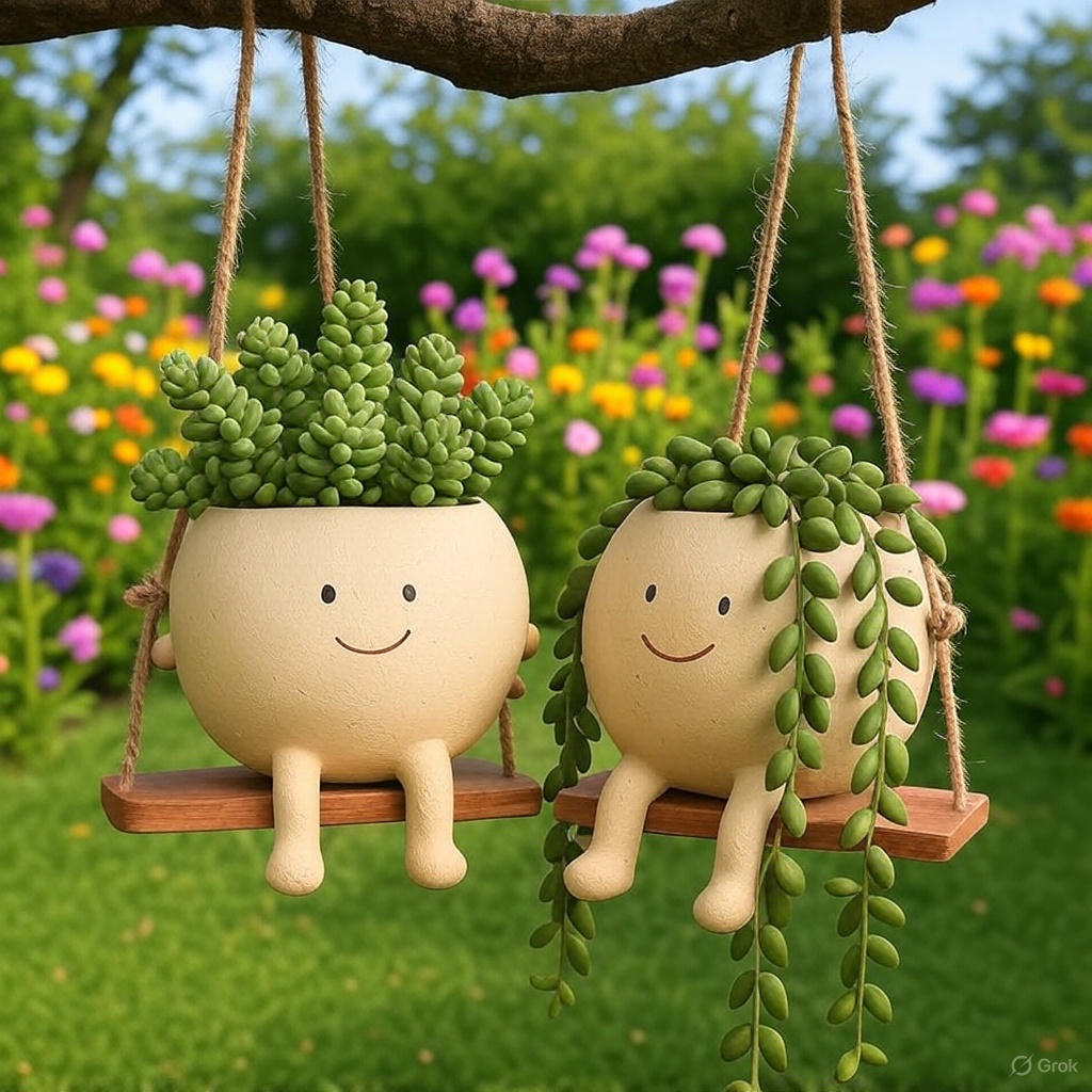 Happy Buddy Hanging Plant Pot - Image 3