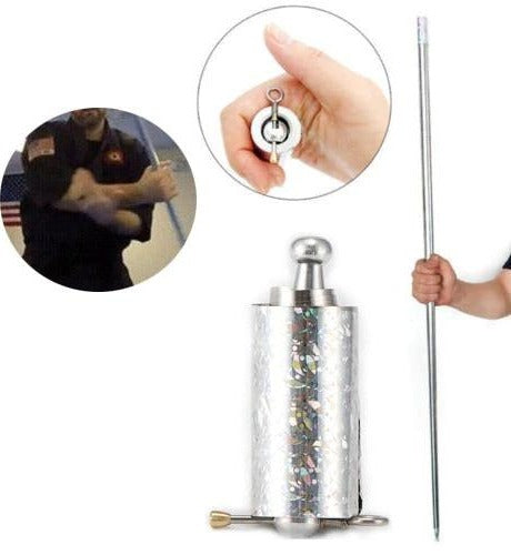 Compact Martial Arts Pocket Staff for Training and Practice Use
