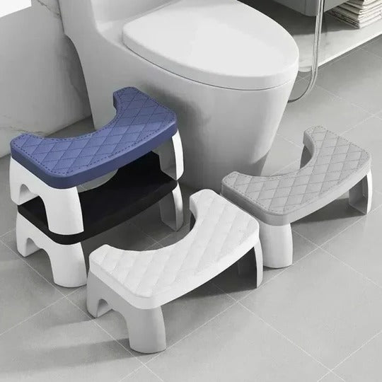 Compact Non-Slip Toilet Squat Stool for Bathroom Use