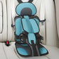 Child Protection Booster Cushion Seat with Integrated Safety Harness for Car Travel