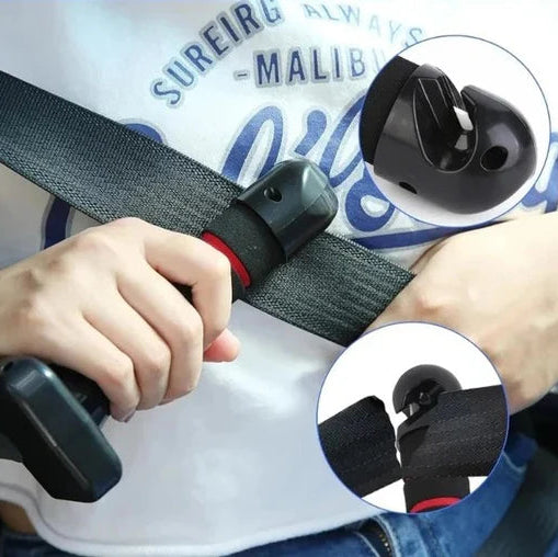 Easy-Assist Car Door Handle with Safety Tools