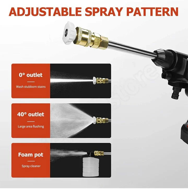 Cordless High Pressure Washer with Dual Rechargeable Batteries