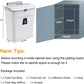 Wall-Mounted Kitchen Compost Bin for Countertop and Under-Sink Use