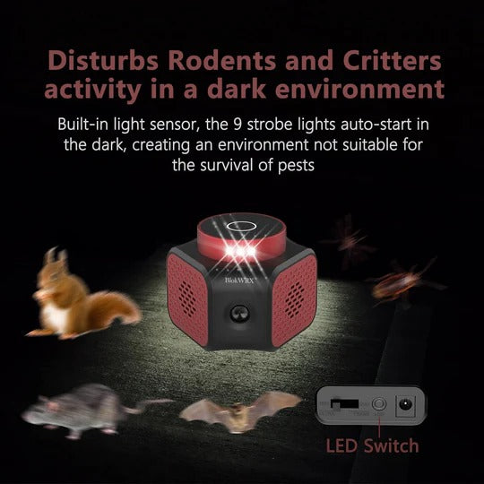 Ultrasonic Indoor Rodent Repellent for Home Use