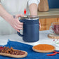 Electric Grain Mill with Stainless Steel Container and Single Button Operation