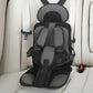 Child Protection Booster Cushion Seat with Integrated Safety Harness for Car Travel