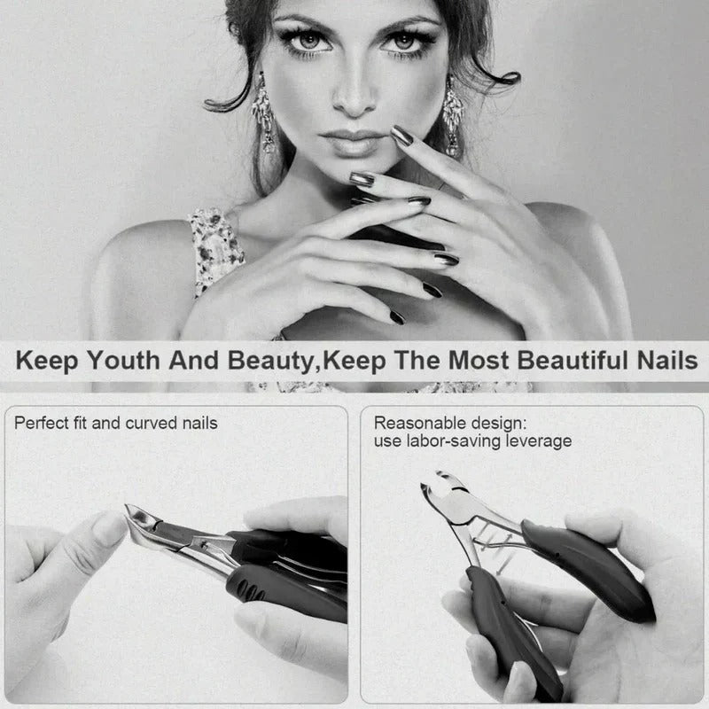 Precision Toenail Clipper for Thick and Hard-to-Trim Nails