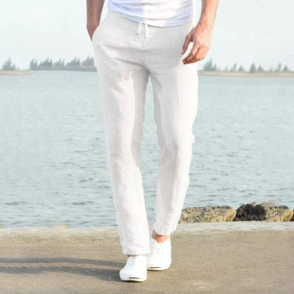 Lightweight Linen Men's Pants for Summer and Spring
