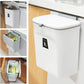 Wall-Mounted Kitchen Compost Bin for Countertop and Under-Sink Use