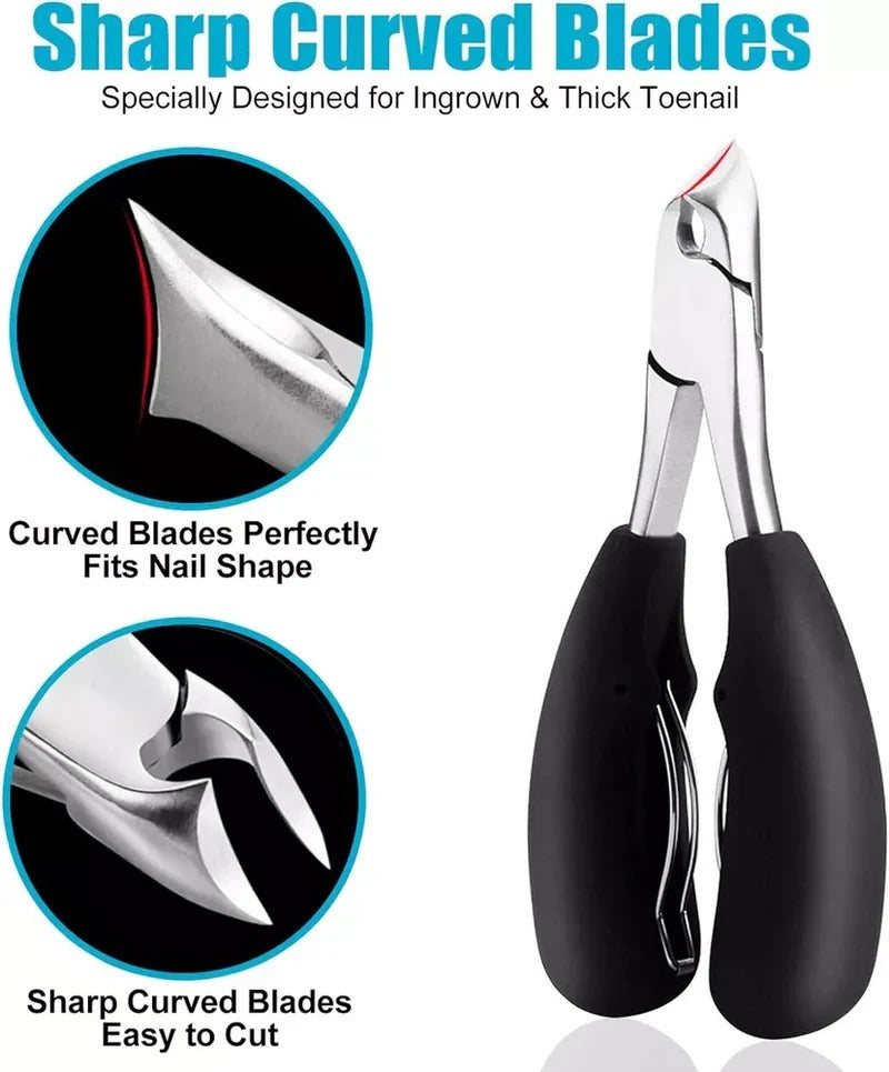 Precision Toenail Clipper for Thick and Hard-to-Trim Nails