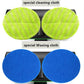 Cordless Electric Spin Mop Floor Cleaner with Rotating Scrubber Heads