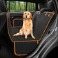 Pet Car Seat Bridge with Waterproof Cushioning and Storage Compartments for Dogs