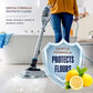 Floor Cleaner with Plant-Based Formula and Lemon Scent, Multi-Surface Concentrate 3.38 oz