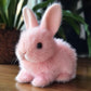 Interactive Plush Bunny with Voice Activation and Touch Response