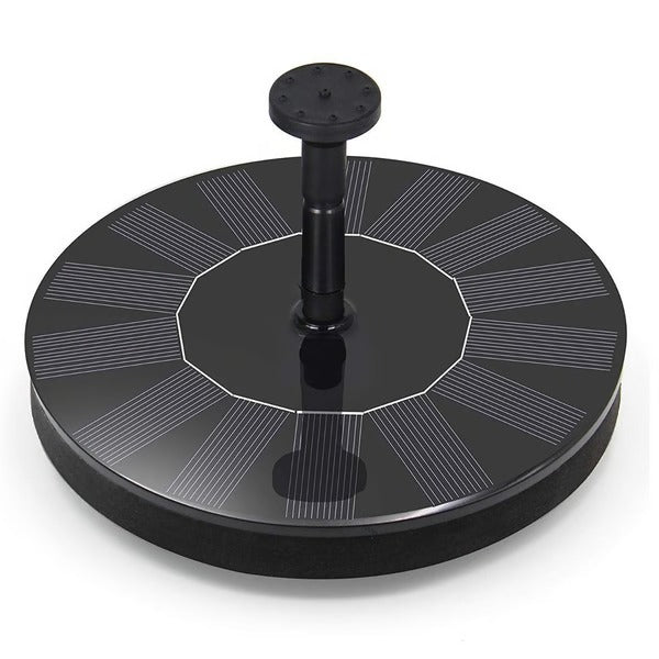 Solar Fountain Pump with Integrated Solar Panel and Four Nozzle Options, Floating Base