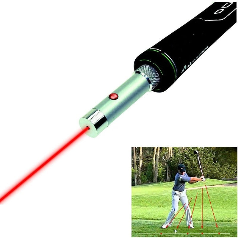 Golf Club Laser Alignment Tool with Swing Path Projection and Grip Clip All Vera Mart