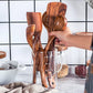 Natural Finish Kitchen Cooking Utensil Set for Everyday Home Use