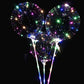 Color Changing LED Balloon with Reusable Holder and Natural Latex, 18-24in
