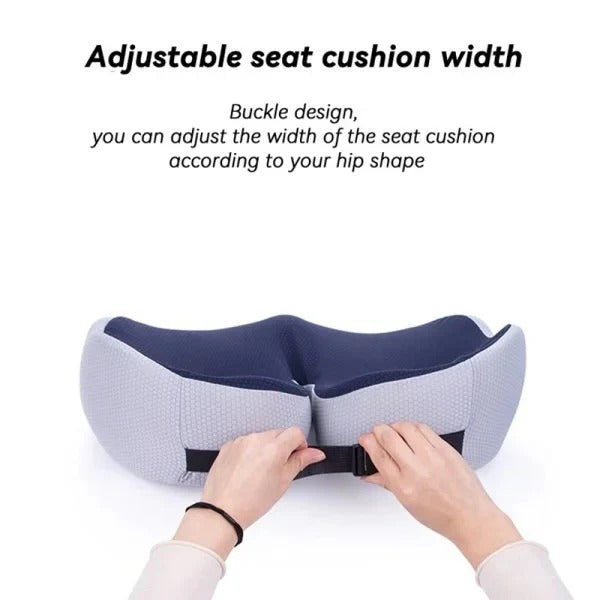 Adjustable Sit Bone Relief Seat Cushion with Customizable Support