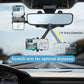 Rotatable and Retractable Rear View Mirror Phone Holder