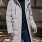 Men's Waterproof Winter Jacket with Breathable Lining and Adjustable Hood, Secure Pockets