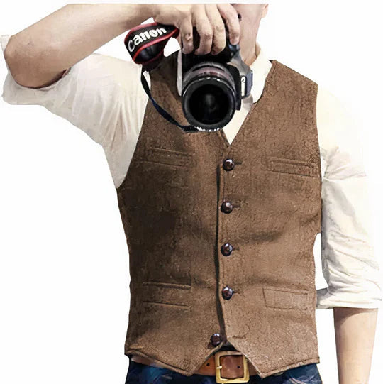 Sjbackyard Men's Fashionable Waistcoat
