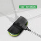 Cordless Electric Spin Mop Floor Cleaner with Rotating Scrubber Heads
