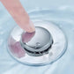 Pop-Up Sink Drain Stopper with Built-In Hair Catcher for Bathroom and Kitchen Sinks