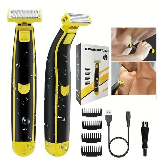 Men’s Rechargeable Wet and Dry Electric Shaver and Trimmer for Grooming Use