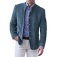 Tailored Button-Down Jacket for Men with Reinforced Seams and Layering Fit