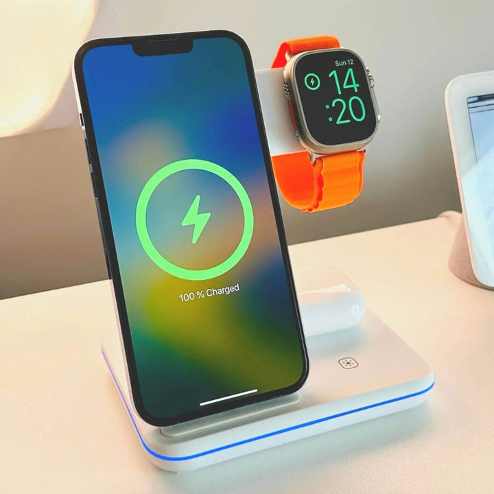 3-in-1 Apple Charger Dock for iPhone, Watch and AirPods