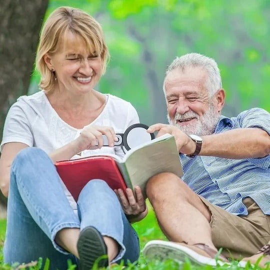 30X Handheld Optical Magnifying Glass with LED Lighting