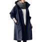 Elegant Women's Long Waterproof Raincoat