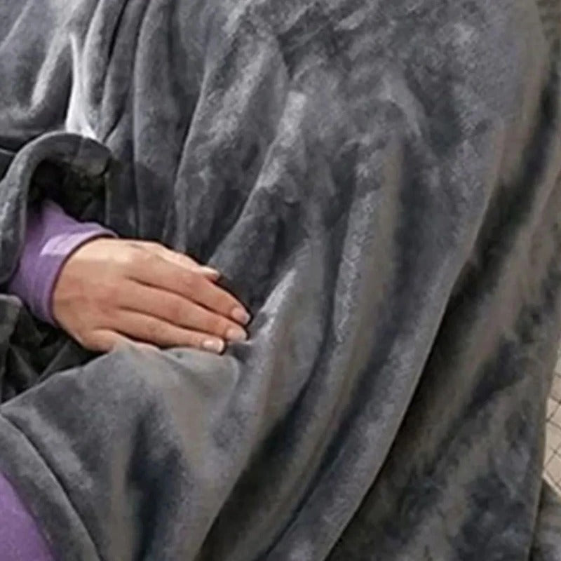 Portable Electric Heated Blanket with Three Heat Settings and Power Bank Connection