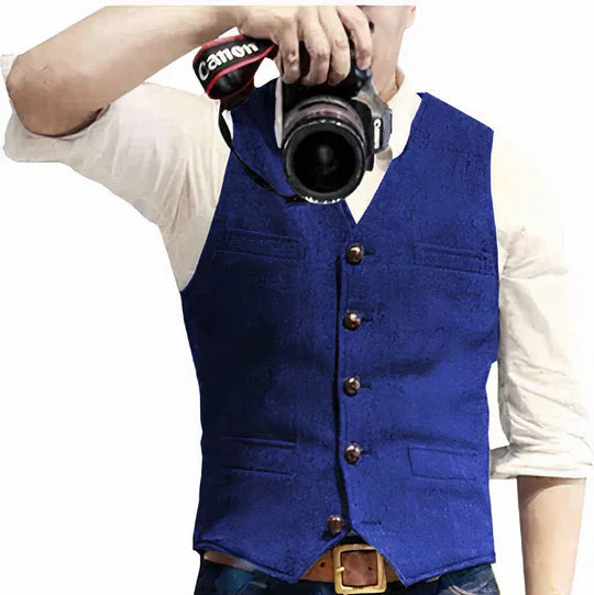 Sjbackyard Men's Fashionable Waistcoat