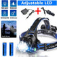 Rechargeable LED Headlamp with Adjustable Beam for Hands-Free Use