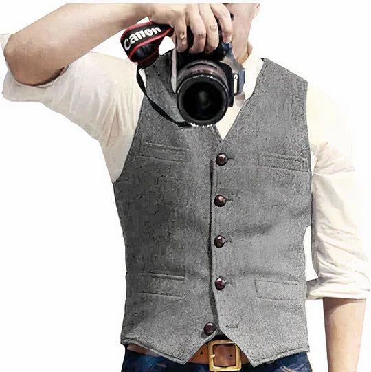 Sjbackyard Men's Fashionable Waistcoat