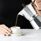 Classic Stovetop Coffee Maker for Single-Cup Pressure Brewing
